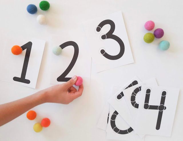 Counting with Felt Balls